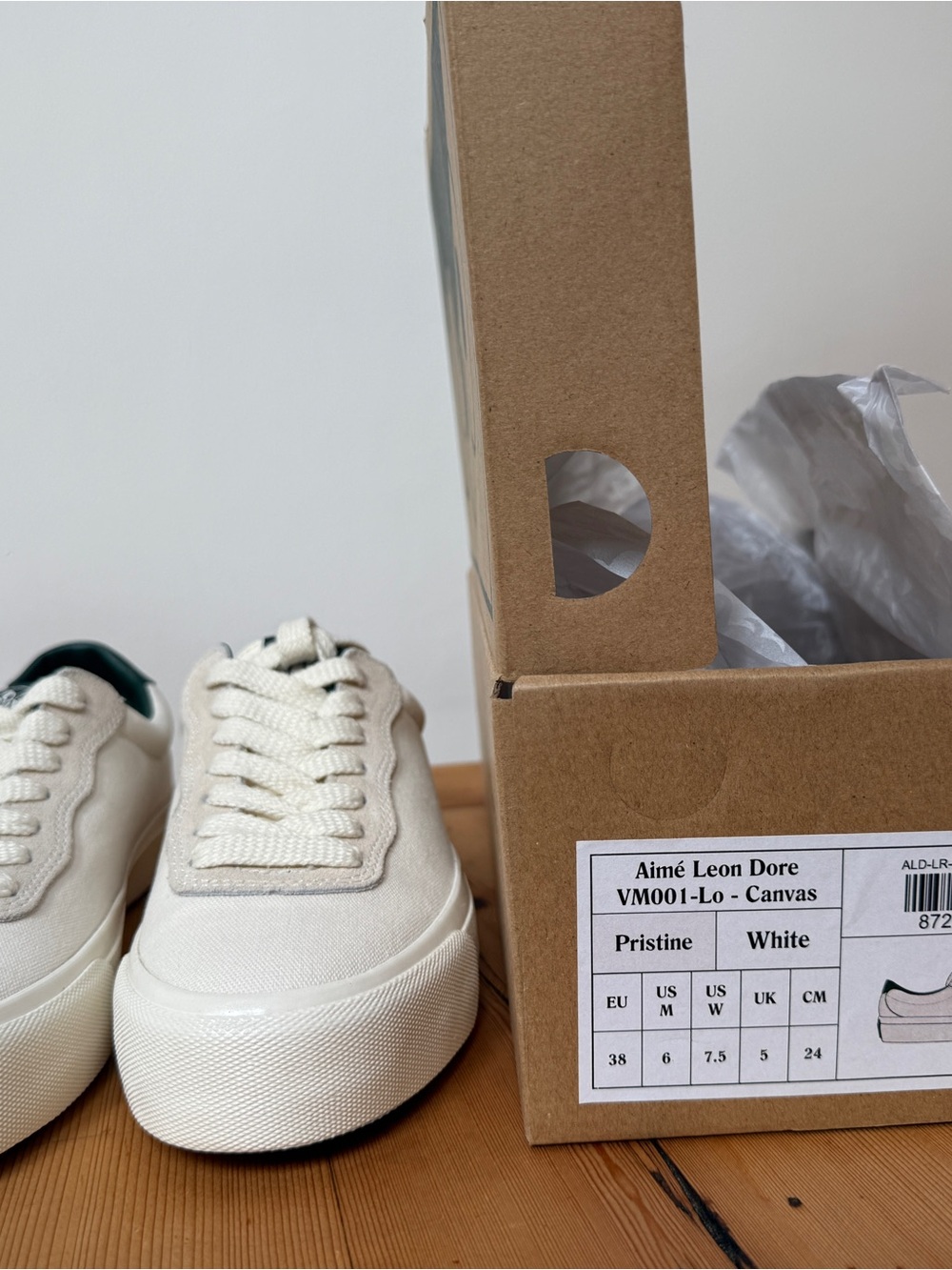 Aimé Leon Dore ALD / Last Resort AB VM001-LO Canvas Pristine White